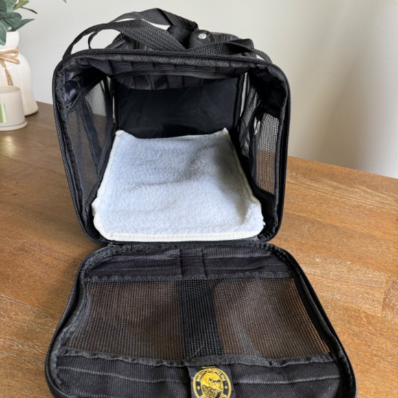 Black Sherpa Original Deluxe Airline-Approved Dog & Cat Carrier Bag SZ M EUC - Picture 4 of 11